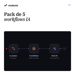 Pack di 5 workflow IA