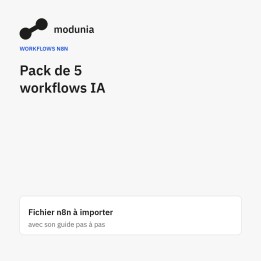 Pack de 5 workflows IA
